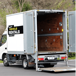 2 tonne furniture truck with tail lift for hire