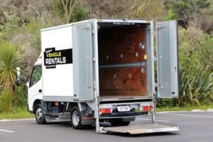 2 tonne furniture truck with tail lift for hire