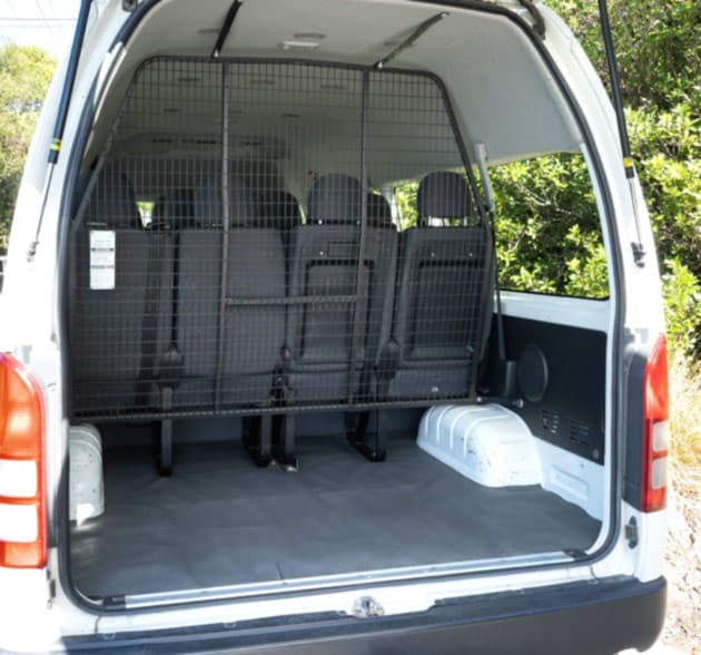 12 Seater Premium Minibus Boot