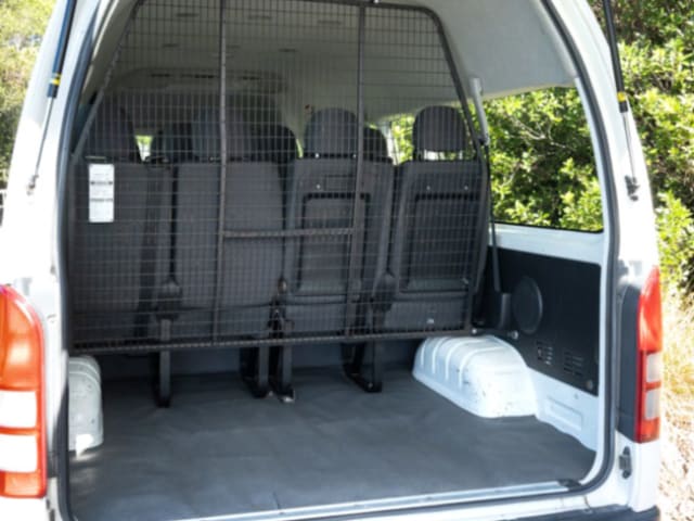 12 Seater Standard Minibus Boot